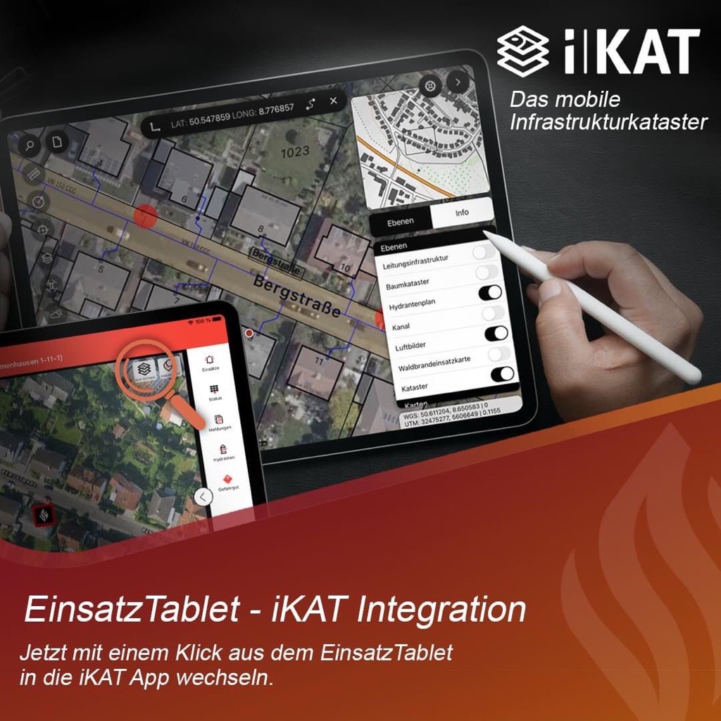 iKAT und Einsatztablet Beispielfoto
